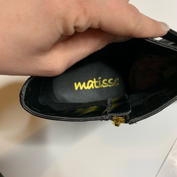 Matisse Kira Studded Gold Ankle Boots - Picture 5 of 8